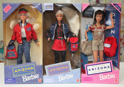 1995-97 Mix of 3 Mattel Arizona Jean Company Barbie Dolls Special Edition *NEW
