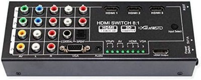 Multi-Functional HDMI Converter with 8 Inputs (VGA + AV + Ypbpr Component + H...
