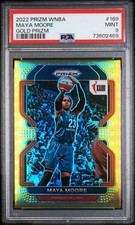 Maya Moore 2022 Panini WNBA Prizm #169 Gold Prizm /10 PSA Mint 9! Minnesota Lynx