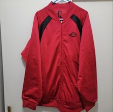 Vintage Nike Red/black Air Jordan Front Zippered Sweater