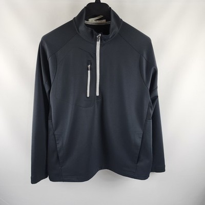 Zero Restriction Shirt Mens Large Black Tour Series Z500 1/4 Zip Pullover