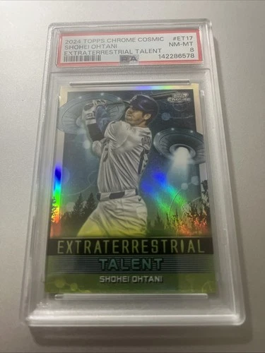 2024 Topps Cosmic Chrome - Extraterrestrial Talent Shohei Ohtani #ET-17 PSA 8