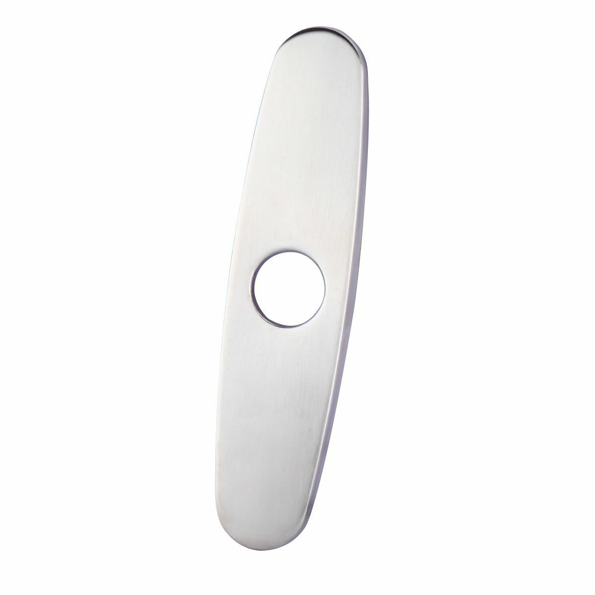 2PC Faucet Hole Cover Deck Plate 10 inch Silver Escutcheon Bathroom/Kitchen Sink