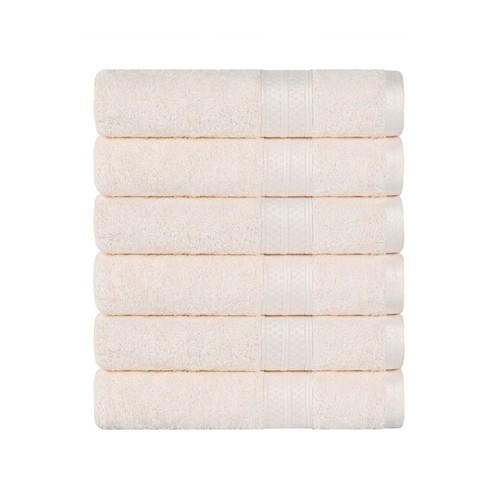 Rayon from Bamboo Blend Solid 650 GSM 6 Piece Hand Towel Set - Picture 28 of 67