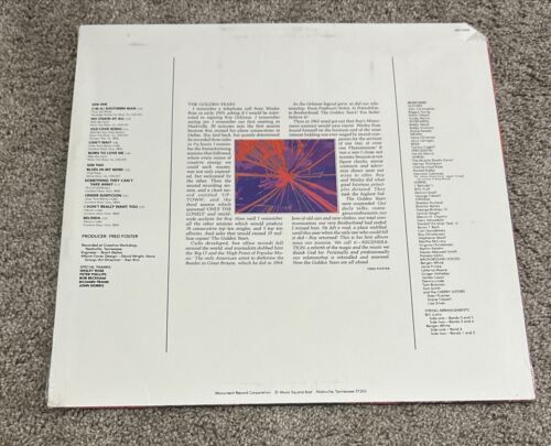 Roy Orbison Regeneration 1976 Monument Records MG 7600 Sealed LP Cut Corner - Picture 2 of 22