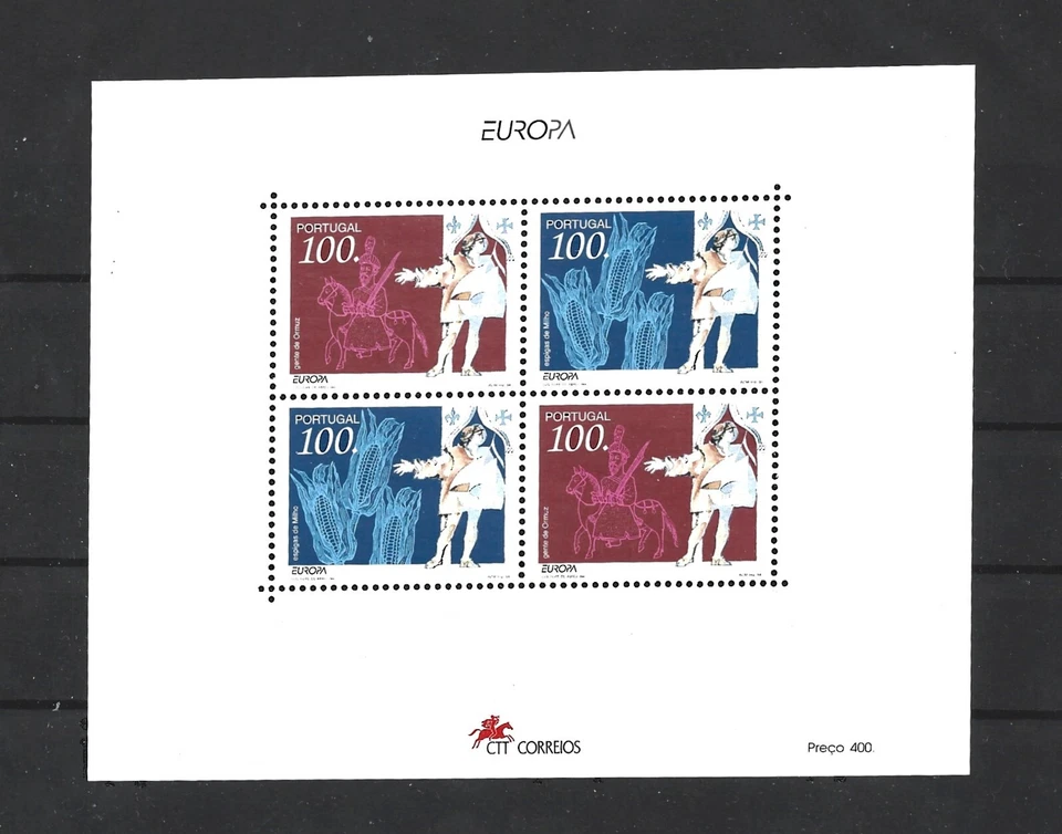 SellosEUROPA CEPT 1994, HB(PTGAL, AZORES y MADEIRA) NVOS, Sin charnela(MNH)3FOTO - Imagen 3 de 3