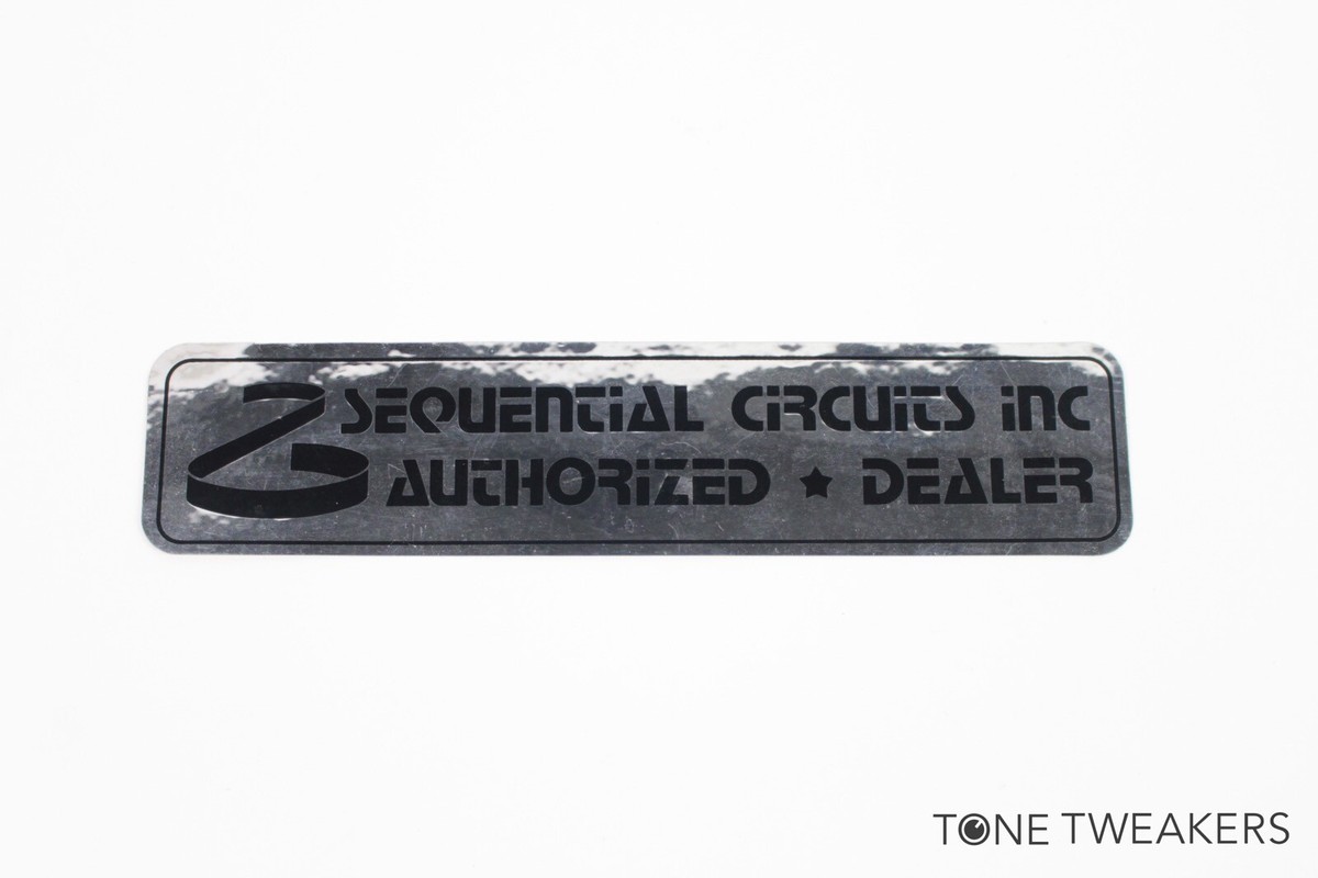 Sequential Circuits Inc Authorized Dealer Sticker Prophet VINTAGE