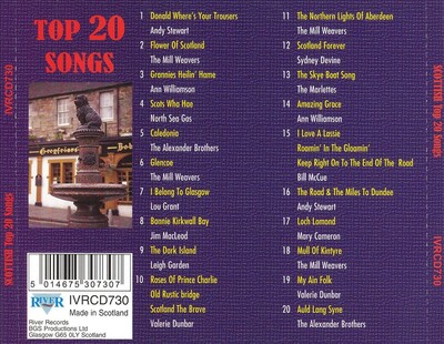 VARIOUS ARTISTS - SCOTTISH TOP 20 SONGS NEW CD