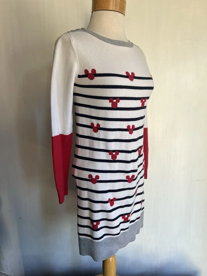 GAP KIDS x DISNEY (2016) Vestido Suéter Tejido de Vacaciones Mickey Mouse Juvenil Talla XXL Foto 3 de 4