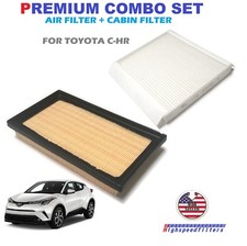 AIR FILTER + CABIN FILTER set For 2018 TOYOTA C-HR CHR North America Production