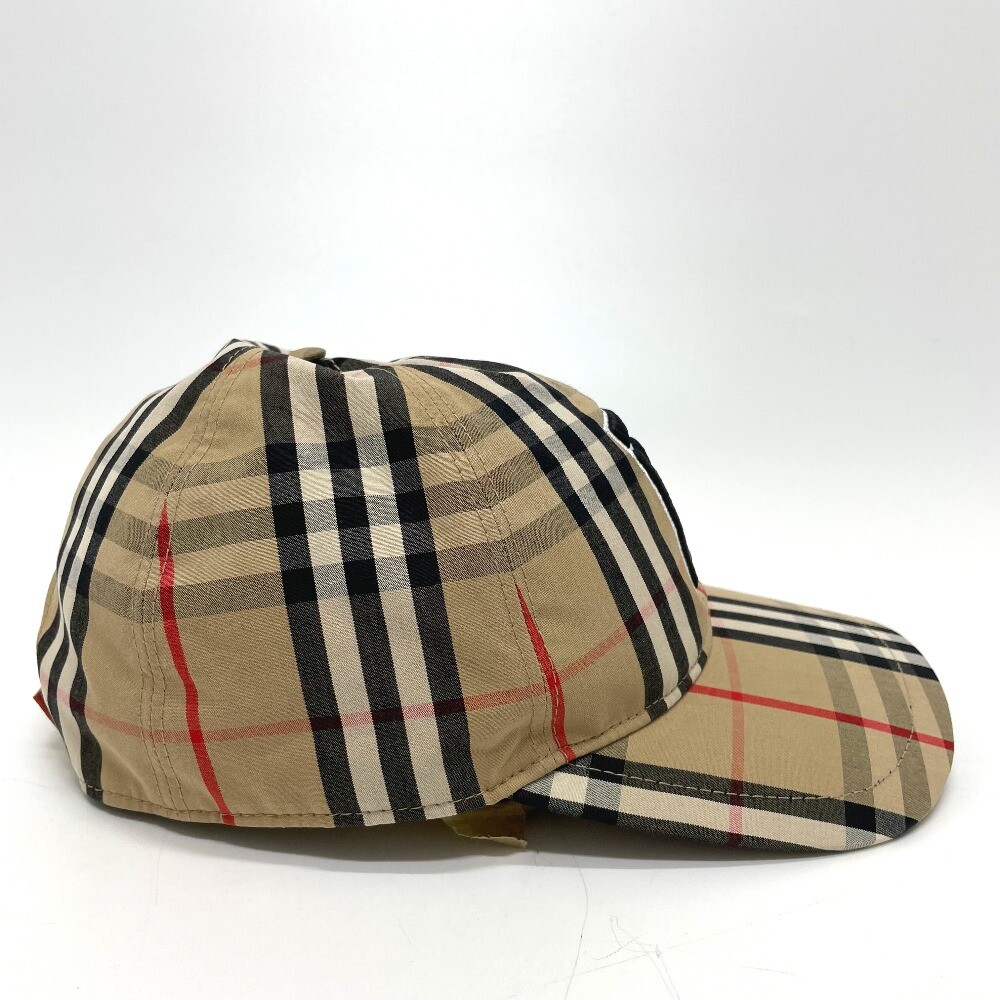 BURBERRY 8017283 Vintage check TB logo hat cap cotton Beige BURBERRY 8017283 Vintage check TB logo hat cap cotton Beige