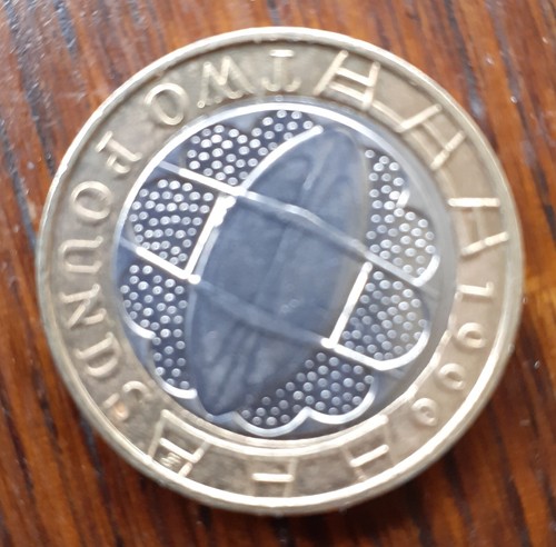 £2 Rugby World Cup £2.Rare Rugby coin.