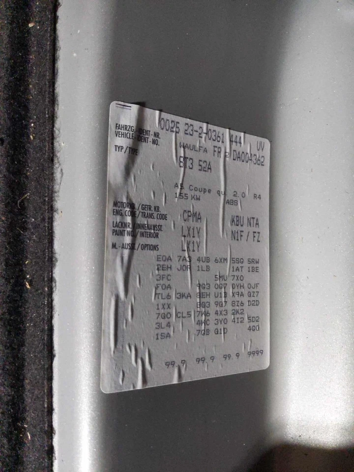 2013 Audi A5 Quattro 2.0L AWD A/T Rear Carrier Differential Assembly 51K 10-17 Foto 3 de 4