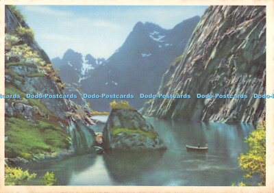 D105888 Norge. Trollfjord. Mittet