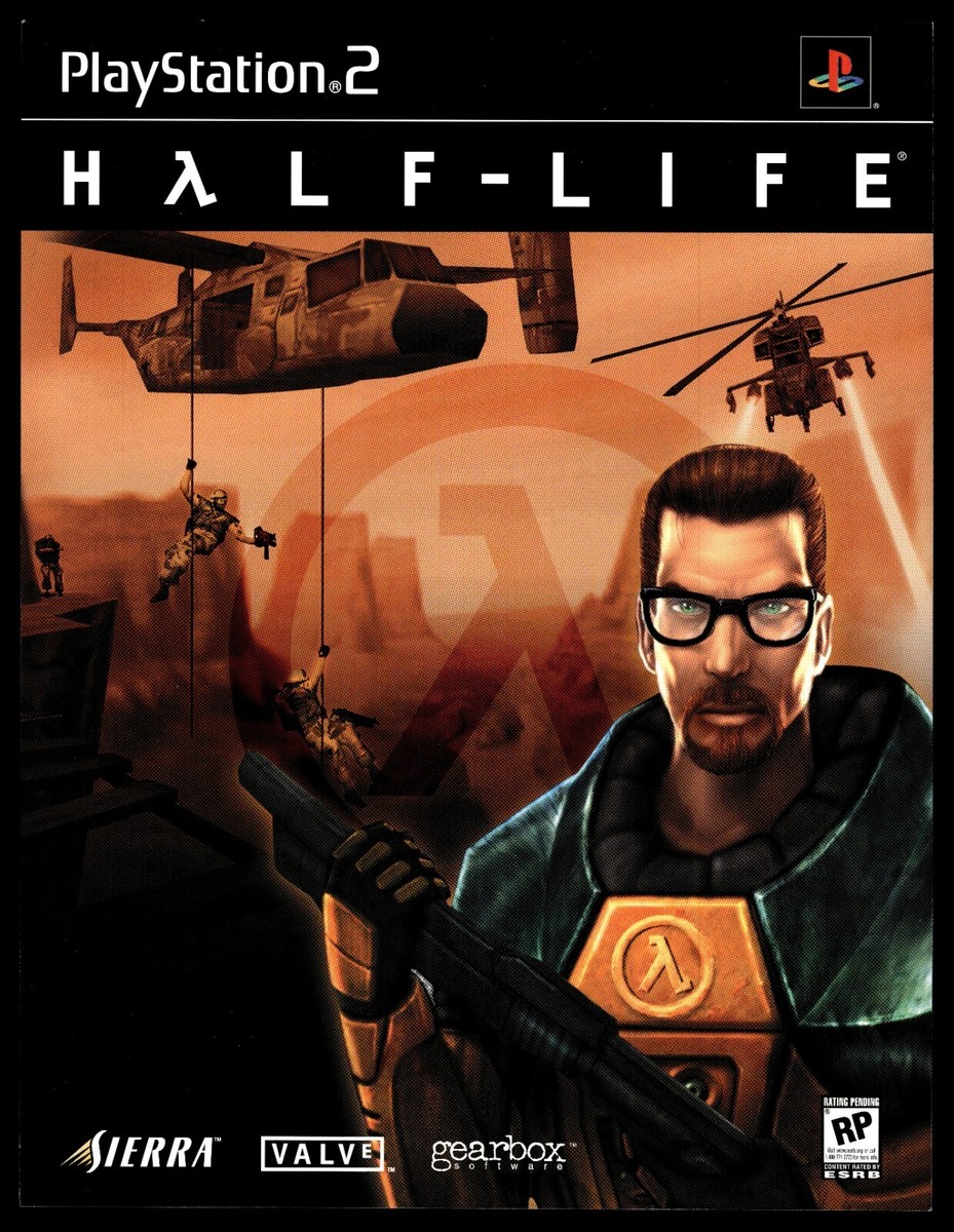 HALF-LIFE 2001 Sierra Valve Gearbox Sony PlayStation PS2 Promo