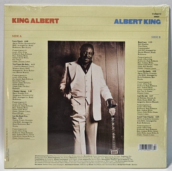 Albert King - King Albert - TOMATO 2696201 Germany 1989 Blues Funk NOS SEALED! Foto 2 de 2