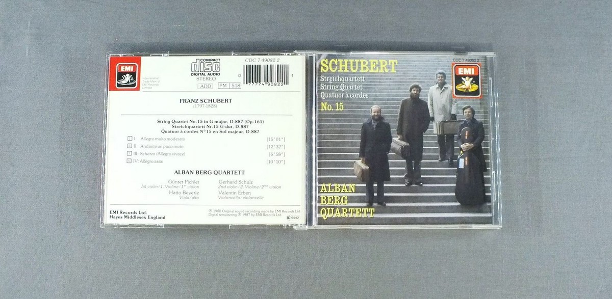 ALBAN BERG QUARTETT/SCHUBERT-SQ NO15 D887 JPN | eBay