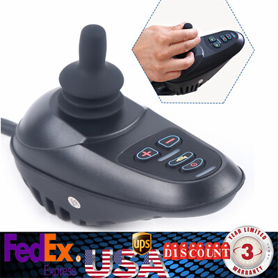 Waterproof Instruction Joystick Electric Power 4 Keys Wheelchair Controller New