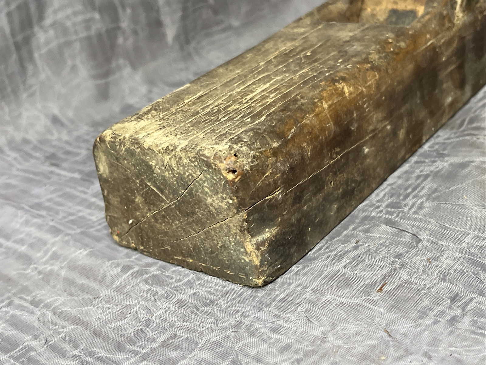 Unmarked Primitive Antique Wooden Hand Plane Hand Planer 15” eBay