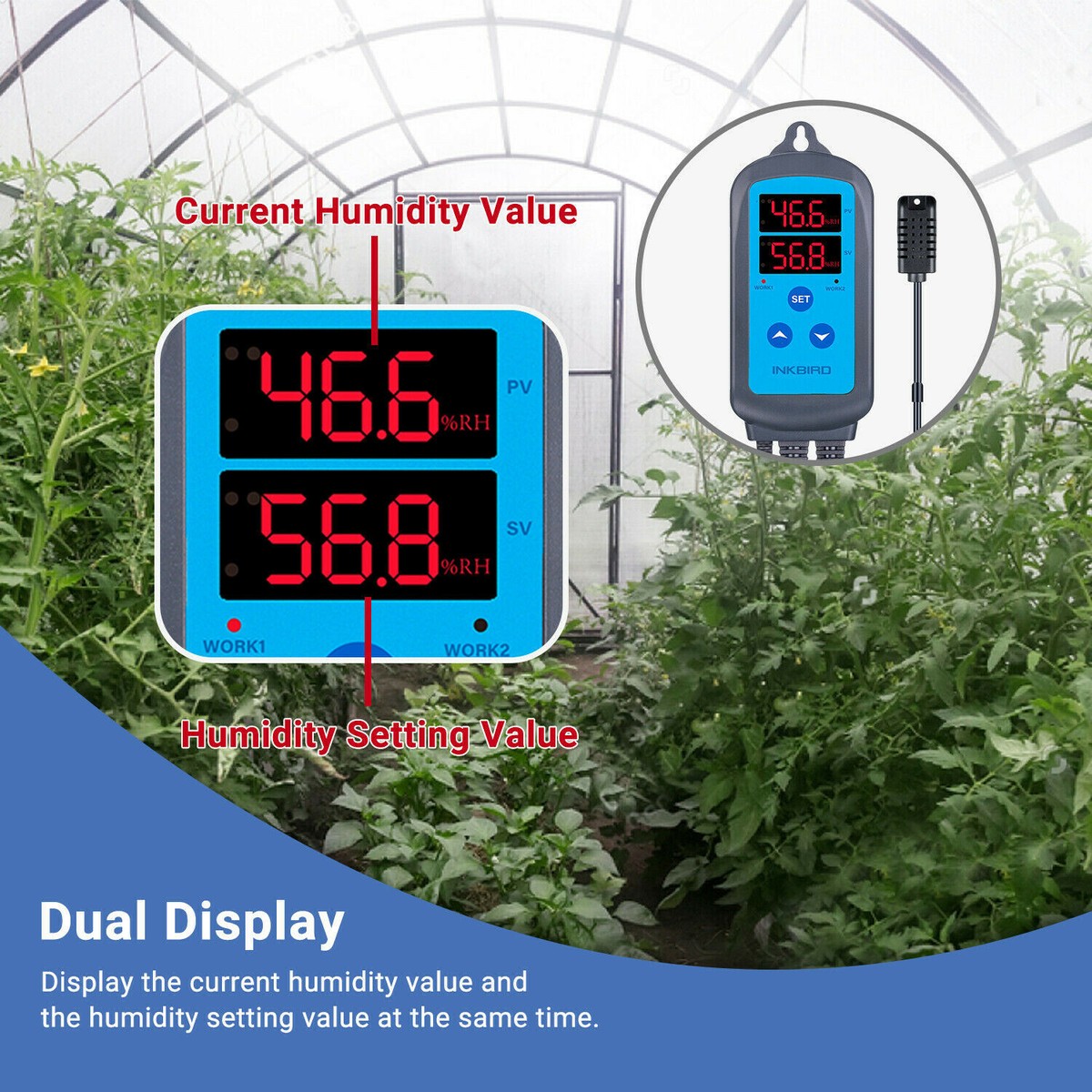 DIGITAL LED TEMPERATURREGLER Thermostat Control Temperatur TIMER WiFi App 230V