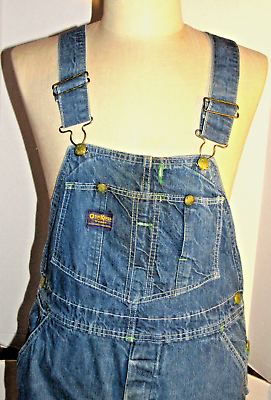 VTG 1950s OSHKOSH B'GOSH DENIM BIB OVERALLS! UNION VTG 1950s OSHKOSH B'GOSH DENIM BIB OVERALLS! UNION