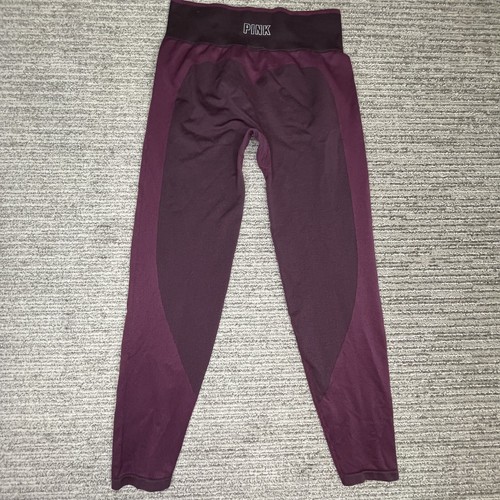Pink Size L Girls Youth Pants Activewear Jegging Yoga Gym Workout Violet - Picture 4 of 9