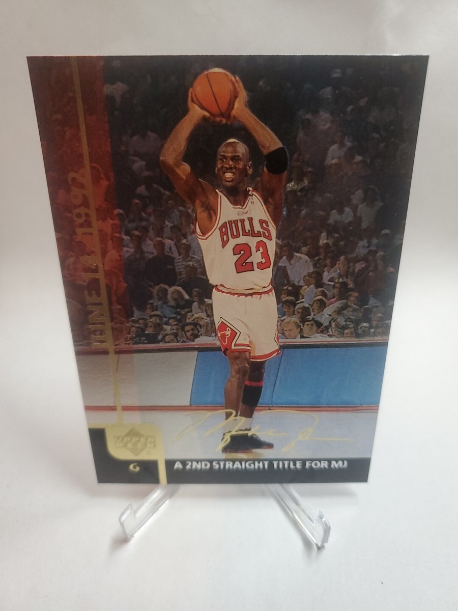1999 Upper Deck #MJ2 June 14 1992 A 2nd Straight Title For MJ