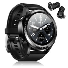 Smart Watch with Earbuds Bluetooth Smartwatch Wireless Earphones Men's Watch