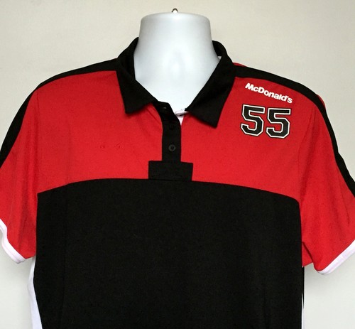 McDonalds 55 Restaurant Employee Polo 