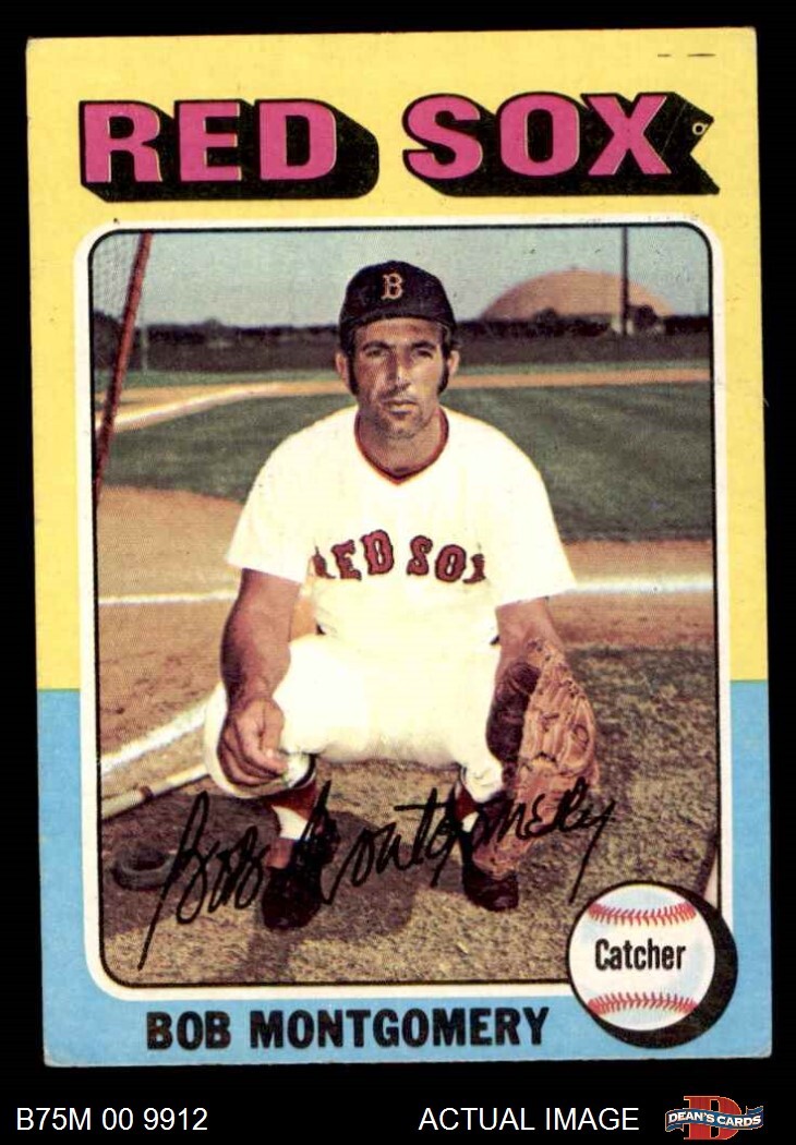 1975 Topps Mini #559 Bob Montgomery Red Sox EX Condition 5