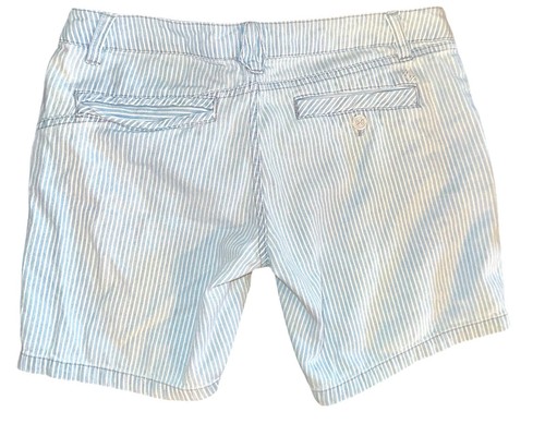 Volcom Women’s White and Blue Stripes Shorts Size 3 US - Picture 5 of 12
