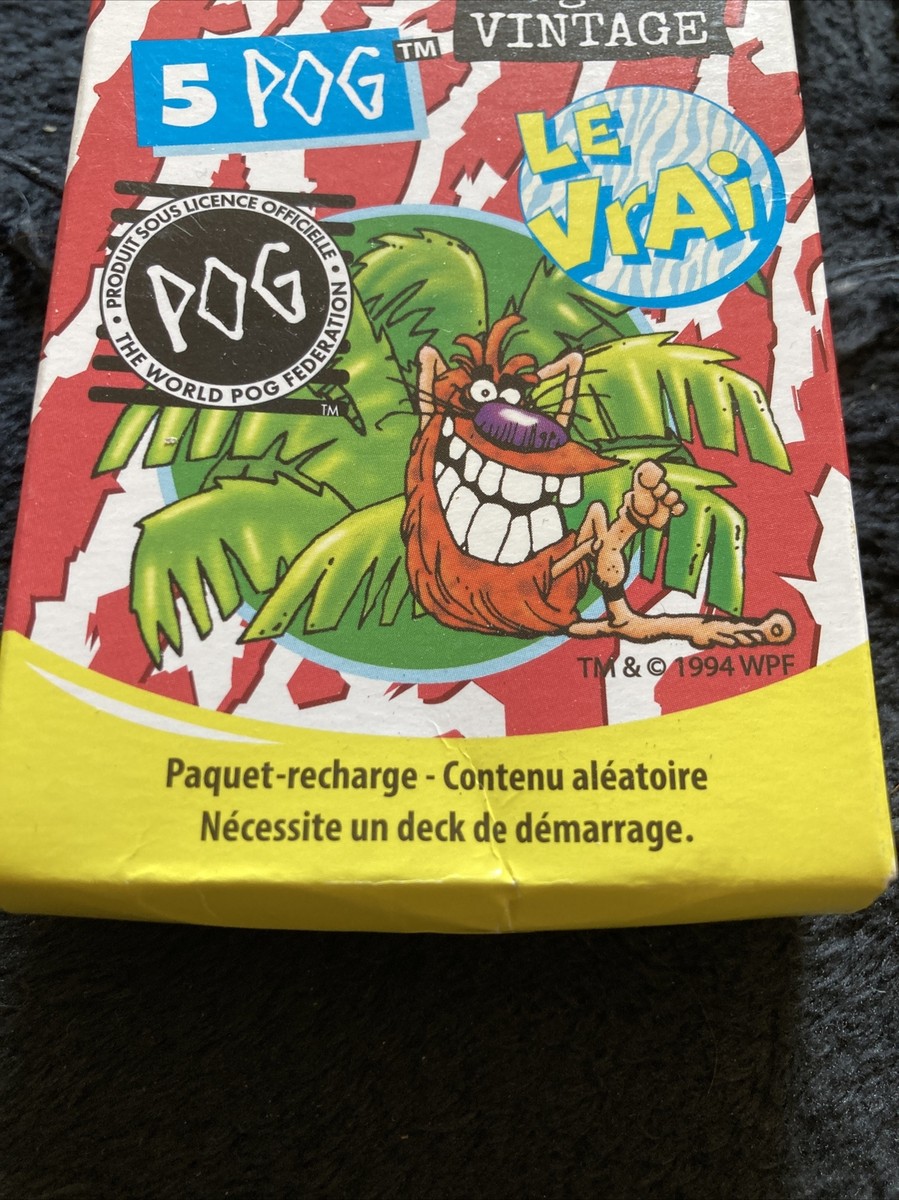 Display 24 Paquets De Pogs - Série 1 Vintage, Boîte De Recharges, Asmodee
