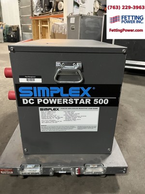 Simplex 500 Amp 48V DC Powerstar500 24kW Forced Air-Cooled Resistive Load Bank