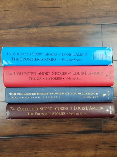 Louis L'Amour Collected Short Stories HardBack Book Lot 1,2,6,7 - Picture 2 of 3