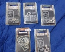 Warhammer 40000 Space Marine Space Marine With Assault Weapons Metal Blister