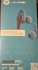 JLab JBuds Wired In Ear Headphones - Blue/Gray