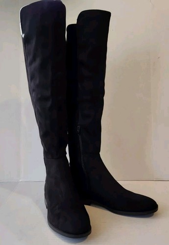 Nine West Women's Allair2 Over the Knee Boots Black Suede Size 9 M - Picture 4 of 8