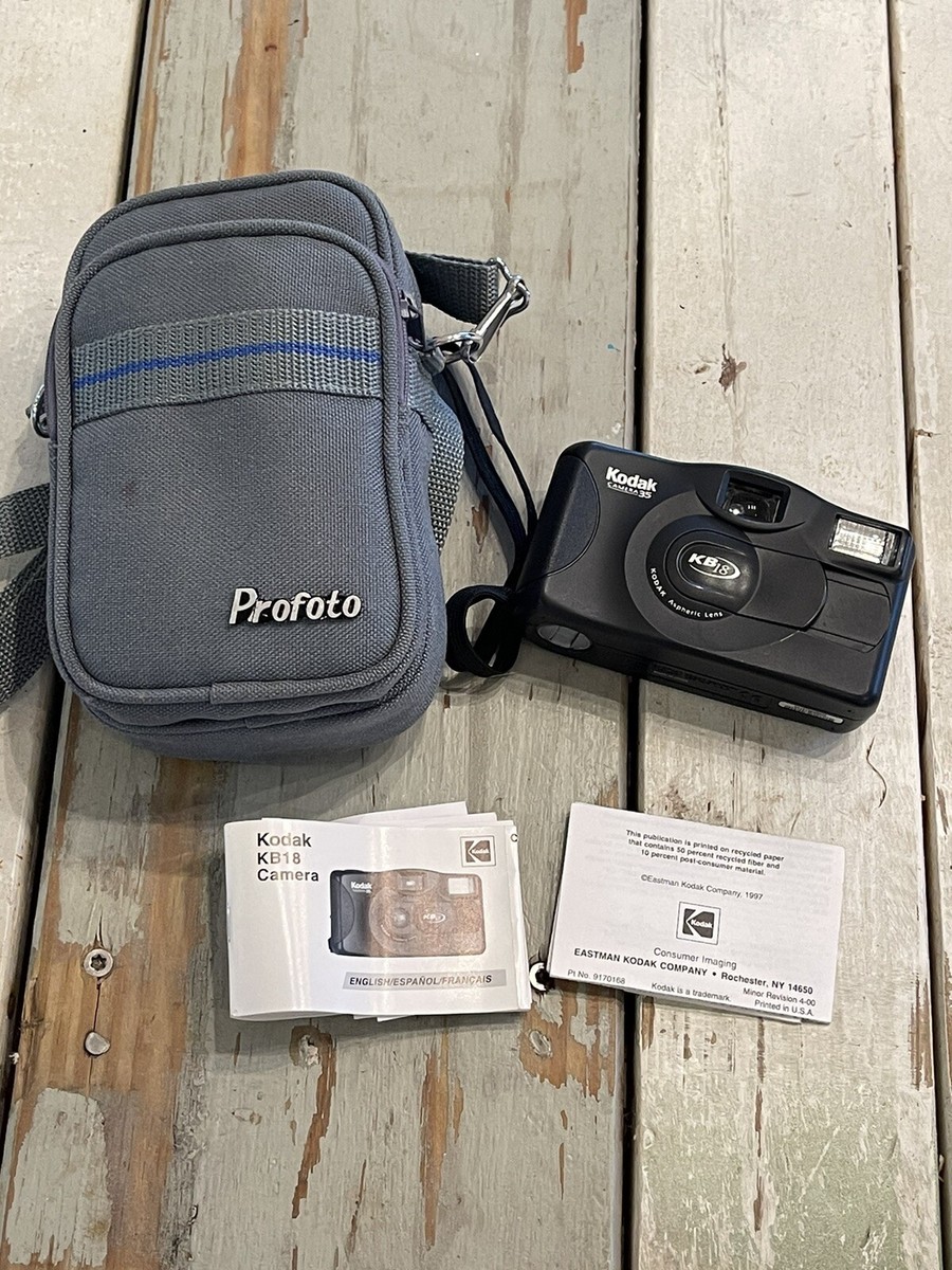 Kodak KB18 35mm Point & Shoot Film Compact Pocket Camera With Case