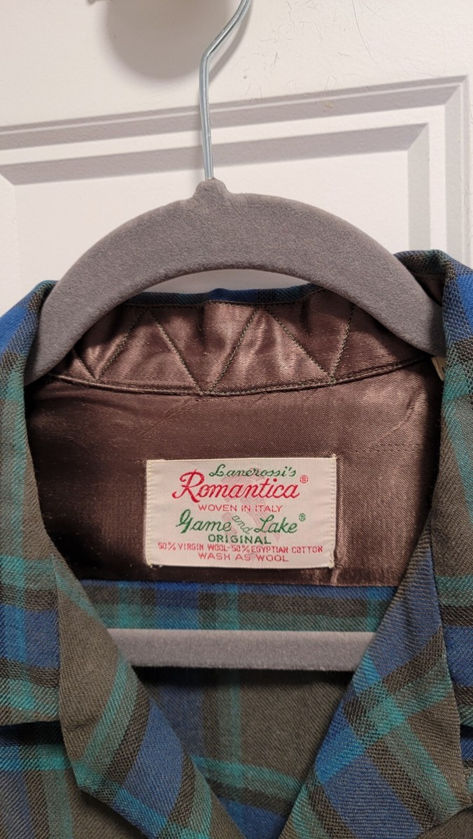 Vintage Lanerossi Game And Lake Shirt Men