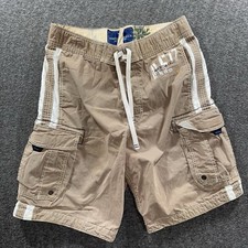 American Eagle Mens S Mesh Lined Brown Cargo Board Swim Shorts