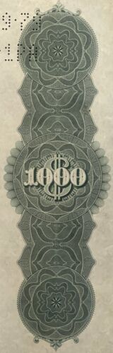 Antique 1898 NY Central & Hudson River Railroad Gold Bond Certificate W/Coupons! - Picture 6 of 7