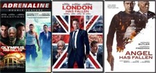 OLYMPUS  LONDON  ANGEL HAS FALLEN  WHITE HOUSE DOWN New DVD All 4 Films