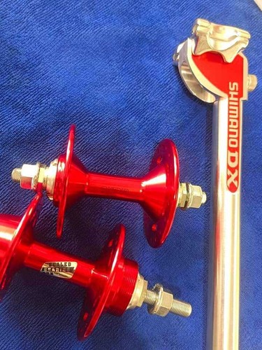 VINTAGE OLD SCHOOL BMX ALUMINUM ALLOY front back HUB SUNTOUR STLYE 36 HOLES - Picture 3 of 4
