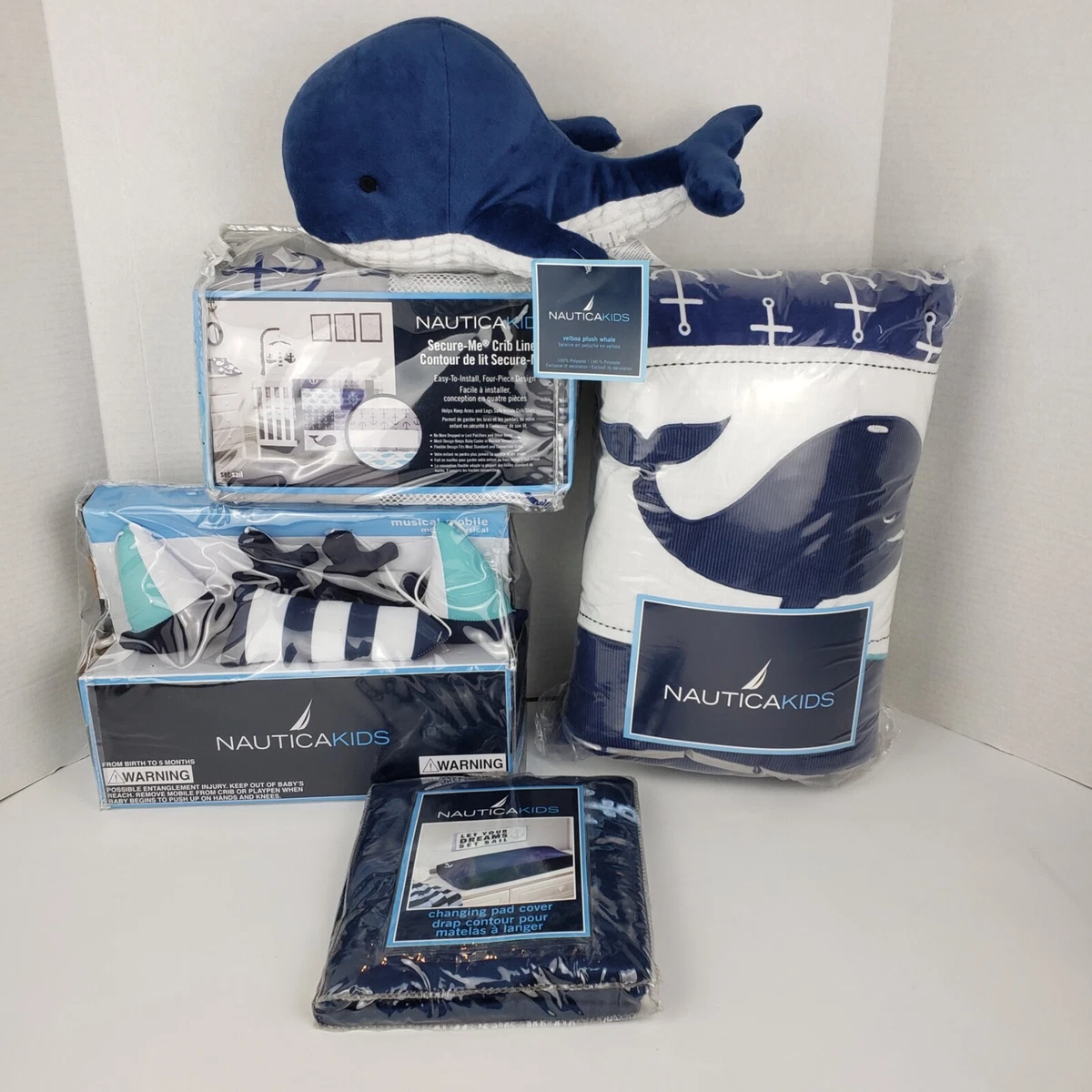 Nautical crib top bedding sets
