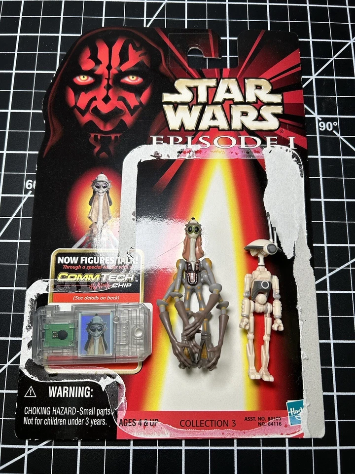 Figuras de acción vintage 1998 Star Wars Episodio 1 Gasgano/Pit Droid y Watto Foto 2 de 4