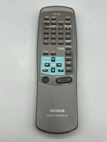 Genuine Aiwa Audio System Remote Control RC-T501 Original OEM Tested Working!