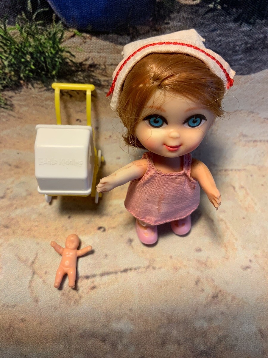 Vintage Liddle Kiddle Doll Niddle Florence Clothes Hat Shoes