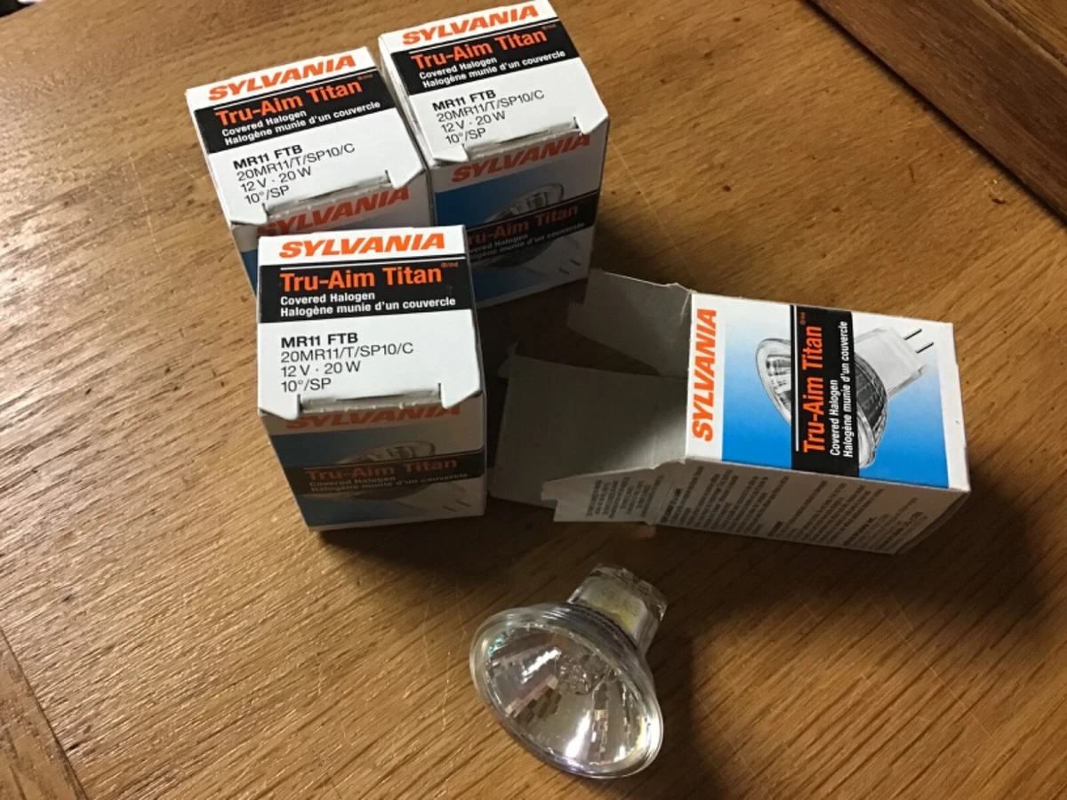 Osram Sylvania Lampada Alogena FTD 20W MR11 12V Wide Flood WFL36, Luce Calda