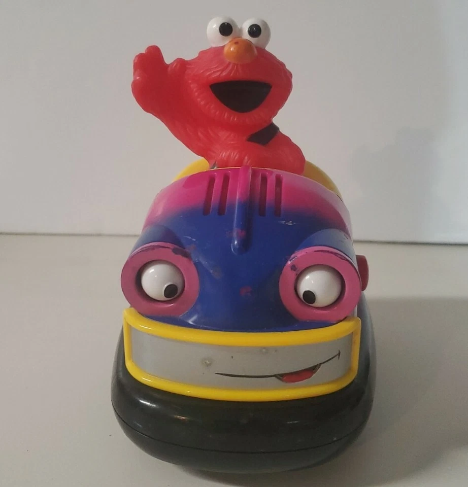Elmo бампер автомобиля Sesame Street Bump & Go электрический говорить 2002 работает! - Изображение 2 из 4
