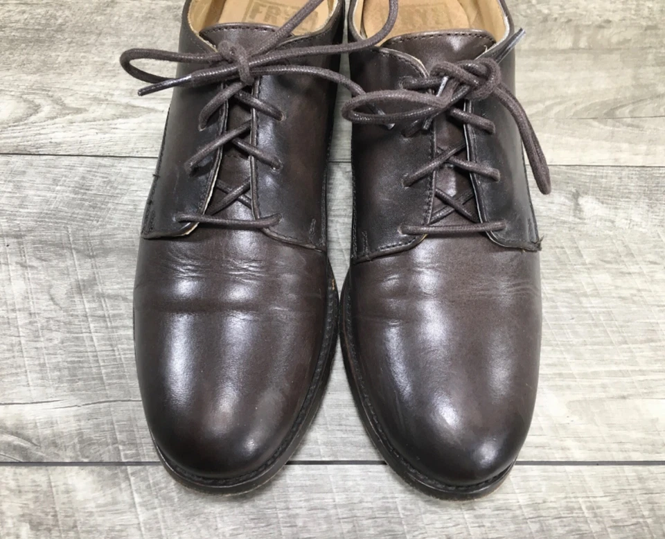 Frye Womens Oxford Melissa 3476084 Brown Leather Lace Up Shoes Size 7 B - Image 4 of 4